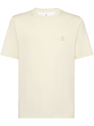 Brunello Cucinelli T-shirts and Polos Beige