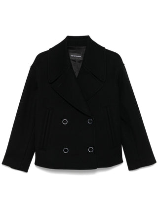 Emporio Armani Coats Black