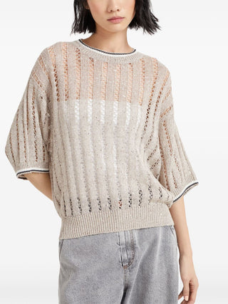 Brunello Cucinelli Sweaters Beige