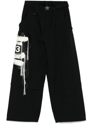 Y-3 Trousers Black