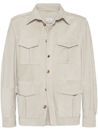 Brunello Cucinelli Jackets Beige - VAZLUXE.COM