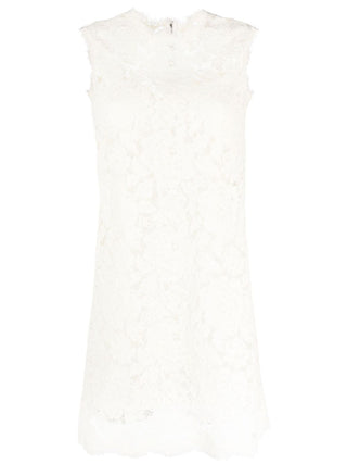 Dolce & Gabbana Sleeveless Lace Mini Dress