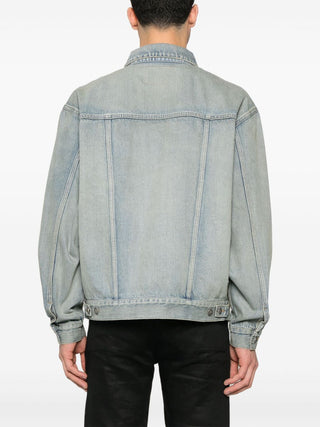 Saint Laurent Distressed Denim Jacket