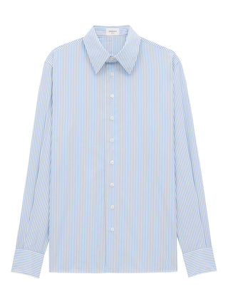 Saint Laurent striped oxford cotton shirt