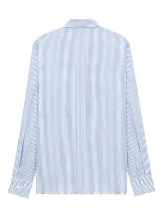 Saint Laurent striped oxford cotton shirt
