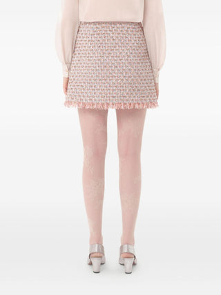 Valentino Ribbon Tweed Skirt