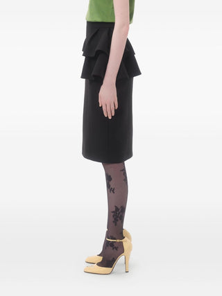 Valentino Crepe Couture midi skirt