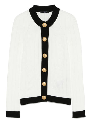 Balmain Two-tone cardigan