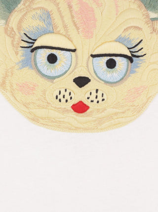 Valentino Cat-face patch T-shirt