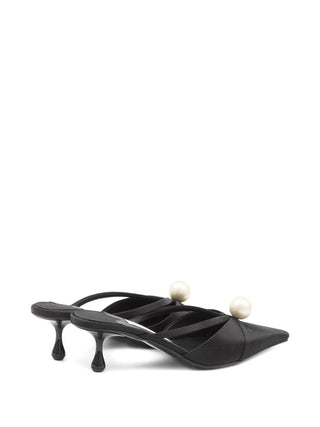 Jimmy Choo 50mm Sana pearl-embellished mules