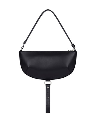 Courreges Pre half-moon leather shoulder bag