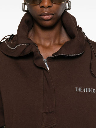 The Attico Sweaters Brown - VAZLUXE.COM