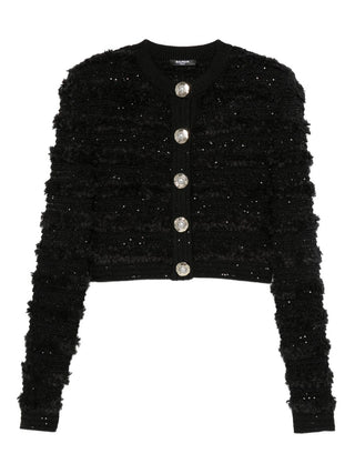 Balmain Sequin-embellished cardigan
