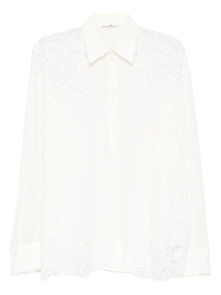 Ermanno Scervino Shirt with lace trim