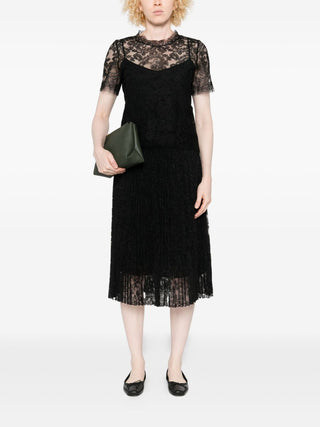 Ermanno Scervino Lace midi skirt - VAZLUXE.COM