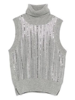 Ermanno Scervino Sequin-embellishment top - VAZLUXE.COM