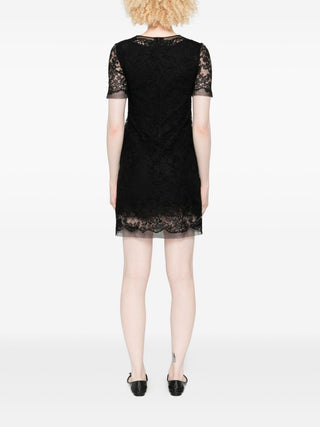 Ermanno Scervino Lace short-sleeve dress
