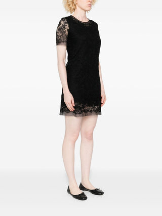 Ermanno Scervino Lace short-sleeve dress