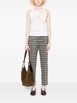 Ermanno Scervino Lace-embellished tank top - VAZLUXE.COM