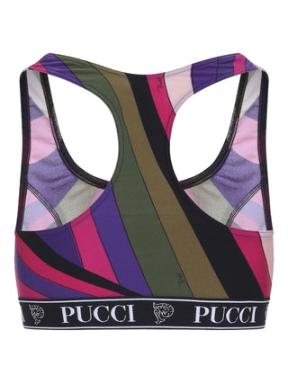 Pucci Racer-back sports bra
