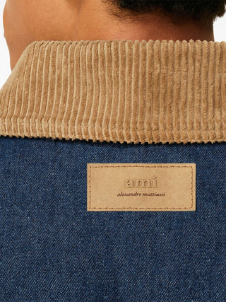 Ami Paris Coats Blue