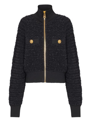 Balmain Tweed bomber jacket