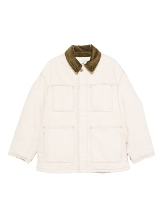 Ami Paris Coats Beige