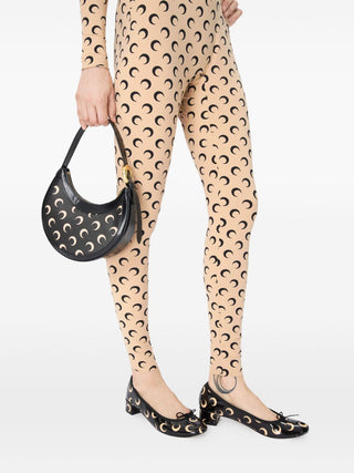 MARINE SERRE Moon Canvas Eclipse Mini Bag.