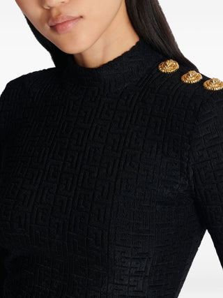 Balmain Sweaters Black
