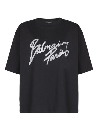 Balmain T-shirts and Polos Black