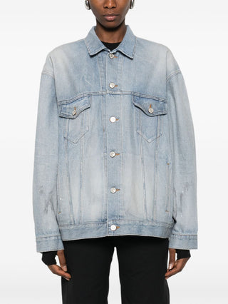 Balenciaga Jackets Clear Blue