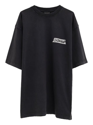 Balenciaga T-shirts and Polos Black