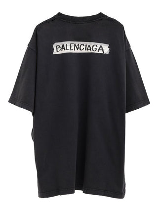Balenciaga T-shirts and Polos Black