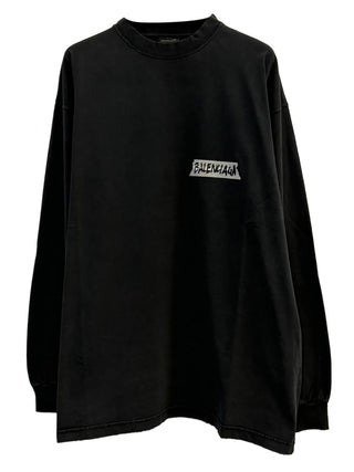 Balenciaga T-shirts and Polos Black