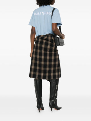 Balenciaga T-shirts and Polos Clear Blue