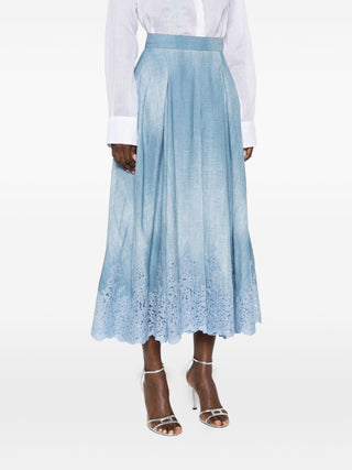 Ermanno Scervino Skirts Clear Blue