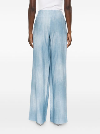 Ermanno Scervino Trousers Clear Blue - VAZLUXE.COM