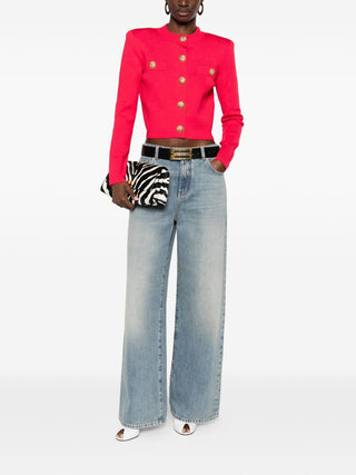 Balmain Sweaters Fuchsia