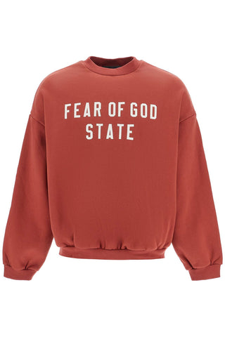 Fear Of God ESSENTIALS heavy fleece crewneck sweatshirt