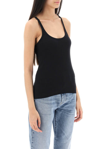 Toteme scoop neck rib tank top