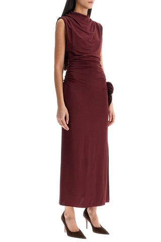 Magda Butrym draped jersey dress with