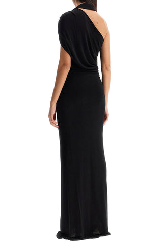 Christopher Esber asymmetric american neckline dress with asym