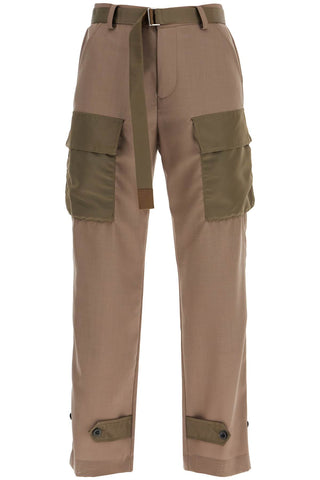 Sacai cargo pants with inserts