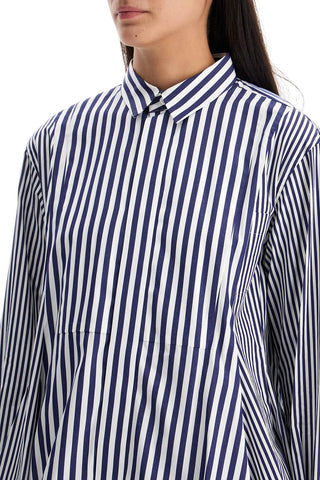 Sacai poplin sticked shirt with