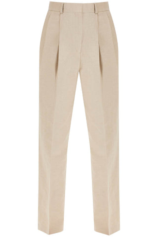 Toteme tailored linen blend trousers for men