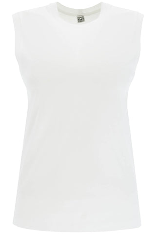 Toteme organic cotton sleeveless top for