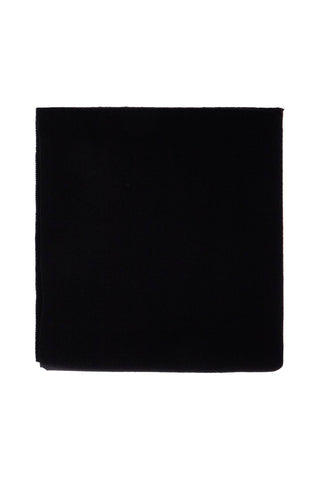 Toteme classic wide scarf in black virgin wool