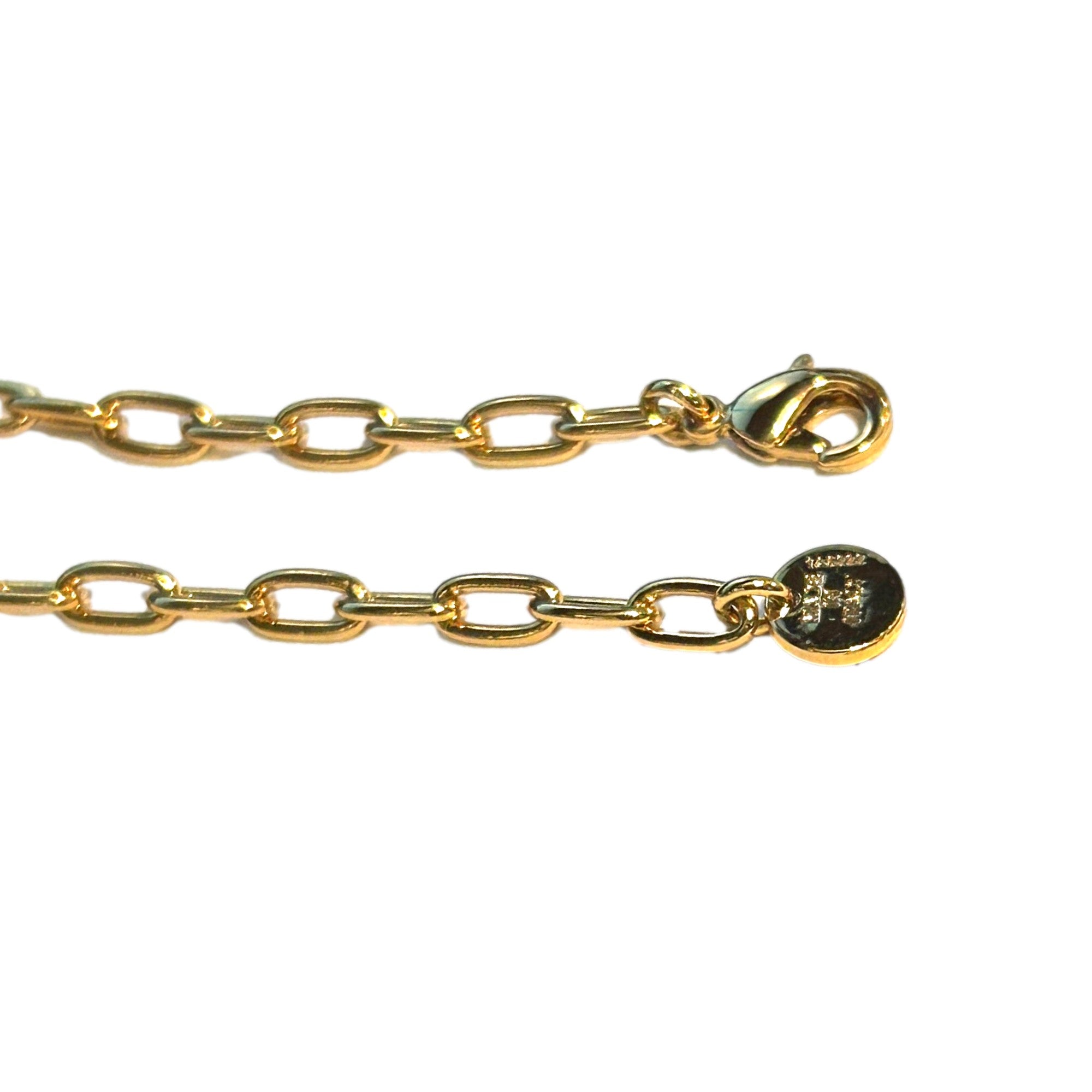 Fendi F is Fendi Logo Choker Necklace White Crystal Gold Metal Chain