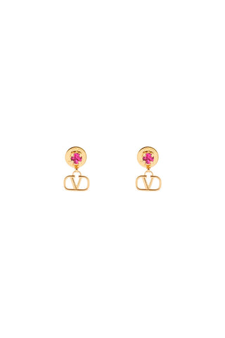 Valentino Garavani vlogo signature earrings with crystal