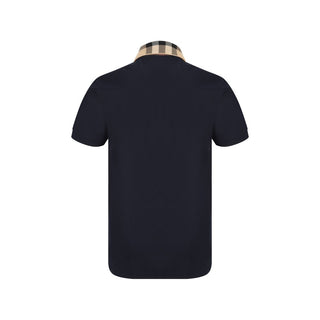 Burberry Blue Cotton Polo Shirt